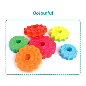 RTS新しいデザイン幼児カラフルなレインボー脳開発スタッキングリング教育玩具、リングスタック玩具、スタッキングリング玩具 - Product Image 5