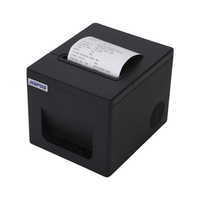 Impresora Térmica de Recibos de 250 mm/s y 80 mm con Cortador Automático, USB, LAN, BT, Multi Idioma, Controladores para Windows/Ubuntu/Linux/MAC, Descarga de Logotipo