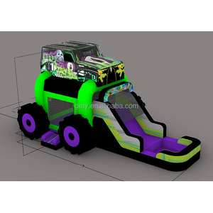 Gran Oferta: <span class=keywords><strong>Castillo</strong></span> <span class=keywords><strong>Hinchable</strong></span> con Tobogán Acuático, Modelo Grave Digger Big Bounce House Monster Truck, Compre <span class=keywords><strong>Castillo</strong></span> <span class=keywords><strong>Hinchable</strong></span> con Soplador - Product Image 1