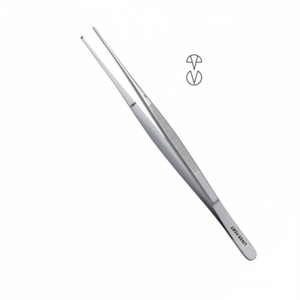 Pince à tissu POTTS-SMITH de qualité supérieure 1x2 dents (STR) 17.5cm 7 \ "pince à épiler pince à épiler CE ensemble d'instruments généraux - Product Image 1