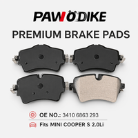 Pastiglie Freno Anteriori in Ceramica Premium Set Pastiglie Freno a Disco per MINI COOPER S 2.0Li F54 F55 F56 F57 F60 Basso Contenuto di Polvere OE 34106863293