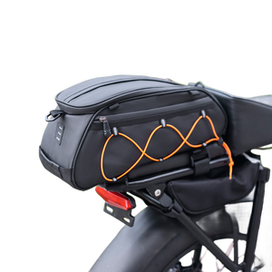 Bolsa de asiento trasero de bicicleta impermeable de 10L, alforja para maletero con estante trasero, bolso de mano, equipaje de hombro para ciclismo - Product Image 1
