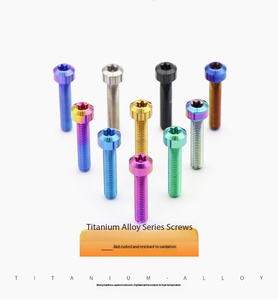 Vis à tête ovale en titane TMJ M5 x 25 mm, finition anodisée, pour modification et réparation de carrosserie de moto - Product Image 5