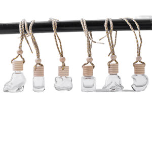 Nouvelles bouteilles de parfum de voiture vides 10 ml avec bouchon à vis en verre, flacons désodorisants - Product Image 3