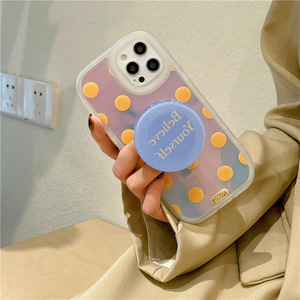 <span class=keywords><strong>Coque</strong></span> magnétique en TPU avec porte-anneau pour <span class=keywords><strong>iPhone</strong></span> <span class=keywords><strong>13</strong></span>, étui de voiture mince avec des points en cœur et à la mode - Product Image 5