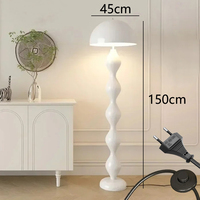 Lampe de sol en forme de champignon, couleur unie, pour la décoration de la chambre à coucher, du canapé, du coin, de la maison, du salon
