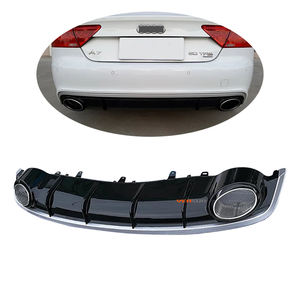 แผ่นกระจายแสงด้านหลัง <span class=keywords><strong>RS7</strong></span>ท่อคู่กันชนสปอยเลอร์สำหรับ Audi 2016 2018 - Product Image 5