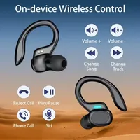 Écouteurs TWS SP16 de haute qualité, écouteurs sans fil avec crochet d'oreille, longue durée de vie de la batterie, écouteurs de sport SP16