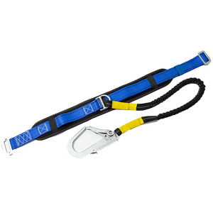 เข็มขัดนิรภัยเหล็กอัลลอยป้องกันการตกแบบง่ายพร้อมเชือกโพลีเอสเตอร์ - Product Image 6