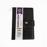 Carnet d'affaires en cuir PU A5 avec fermeture magnétique, reliure cousue, 120 feuilles, logo personnalisé, agenda pour cadeau d'entreprise