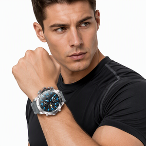 Herren Sport Smartwatch <span class=keywords><strong>SW34</strong></span> Runder Touchscreen Fitness-Tracker Herzfrequenzmesser GPS Outdoor-Armbanduhr - Product Image 2