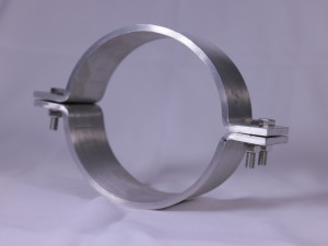 Pince à anneau en acier inoxydable ITP Absorption des chocs Marine Hydraulique Spécial PTFE Étanchéité Galvanisé Collier de serrage en forme de U 15-600 DN - Product Image 6