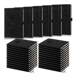 A5 PU Leather Hardcover Journal Thermal Binding 100 Sheets Inner Pages Digital Printing for <b>Gift</b> Deed Record Keeping - Product Image 1