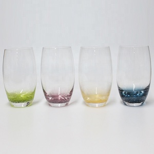 Verrerie colorée décorative Café glacé Vin Petit jus d'eau Cocktail de whisky personnalisé de 6 avec étui de protection - Product Image 4