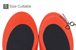 Semelles Chauffantes à Contrôle Intelligent, Batterie Rechargeable avec Affichage de Puissance, Semelles de Chaussures en Fibre de Carbone Connectées USB - Product Image 6