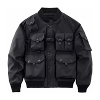 Manteau de vol décoratif à poches multiples, vêtements de travail, blouson cargo de bombardier pour hommes, mode OEM de qualité supérieure