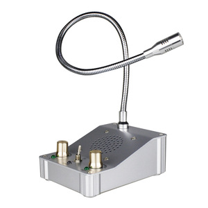 Intercomunicador de Ventanilla Zerui con Altavoz Bidireccional GP 1, Diseño a Prueba de Polvo, para Bancos, Hospitales, Mostradores de Boletos, Micrófono - Product Image 1