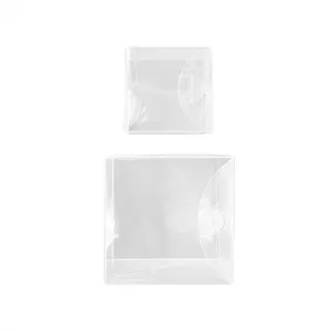 PVC kleine Kunststoff faltbare umwelt freundliche transparente Gebäck Macaron Kuchen boxen