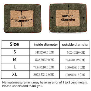 Sofá cama de lujo para mascotas cuatro estaciones al por mayor hecho a mano grande perro gato perrera Animal patrón sólido transpirable nueva cama para mascotas para el otoño - Product Image 2