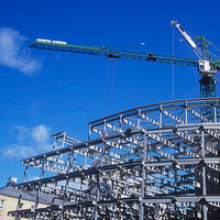 Kit de construction préfabriqué pour atelier, entrepôt et garage en structure légère en acier