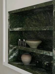 Losas de Mármol Verde de la Mejor Calidad, Piedra Natural Pulida para Diseño de Encimeras de Cocina y Baño, Superficie Única - Product Image 4