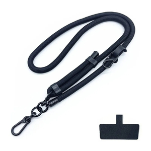 Lanière de téléphone réglable 1 Cm de diamètre étui universel extérieur bandoulière carte d'épaule cou <span class=keywords><strong>cordon</strong></span> Clip accrocher Anti-perte dragonne - Product Image 1