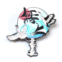 Membuat Pin Enamel lucu pabrikan Pin Tiongkok personalisasi Pin kerah Logo logam kustom dengan kartu dukungan