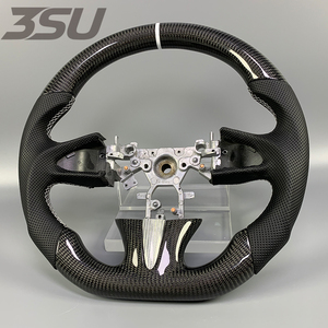 Volante Deportivo de Fibra de Carbono y Cuero para Infiniti Q50 2015-2017, Estilo Universal Personalizable para el Interior del Automóvil - Product Image 2