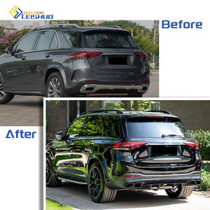 Leishuo ABS + PP GLE GLE53AMG W167 Kit de carrocería 6,3 <span class=keywords><strong>AMG</strong></span> para <span class=keywords><strong>Mercedes</strong></span> Benz GLE clase W167 20 + actualización GLE63 Kit de carrocería - Product Image 3