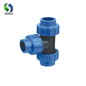 Système d'irrigation agricole SWD Salvador, raccords de compression en PP, <span class=keywords><strong>raccord</strong></span> <span class=keywords><strong>rapide</strong></span> pour tuyau PE - Bleu/Noir/Bleu foncé 1 - Product Image 6