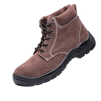 Precio de fábrica Zapatos de seguridad con punta de acero para hombre ligeros a prueba de pinchazos