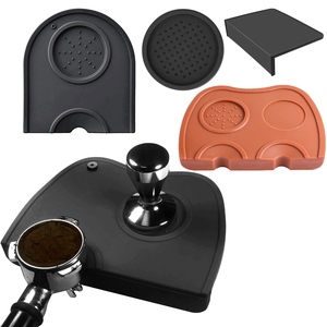 Tappetino Antiscivolo Personalizzato per Stazione di Pressatura, Tappeto Antiscivolo per Barista, Tappetino <span class=keywords><strong>in</strong></span> Gomma Siliconica per Pressare il Caffè Espresso - Product Image 1