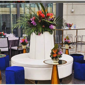 Antik gaya negara bingkai kayu acara pernikahan bulat <span class=keywords><strong>Sofa</strong></span> pesta untuk sewa <span class=keywords><strong>Sofa</strong></span> pernikahan Royal - Product Image 2