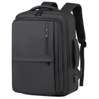 Mochila de Negocios Inteligente Antirrobo Unisex de Lujo, Forro de Poliéster Impermeable, Material Oxford, Cierre de Cremallera, para la Escuela y Viajes