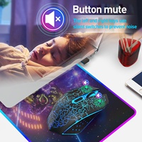 Mouse Gaming Optik Nirkabel RGB Backlit Tahan Air 2.4GHz BT Dual-mode USB Stok Baru 2026 MOS13