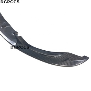 DGRCCS M3 M4 F80 F82 2014-2018 3D Carbon Fiber Polished Sports Style Front Lip Bumper Accessory Kit Easy Installation - Product Image 5