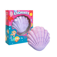 Boîte Mystère en Plastique Éducative : Jouet de Découverte DIY pour Enfants - Thème Archeologie Sirène Surprise Parfait