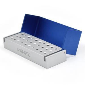 Support pour instruments dentaires pour organiser des supports à fraises à 30 trous et des fraises à grande vitesse, comprend un rangement pour les fraises - Product Image 2