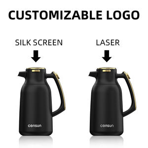 2L Venta caliente portátil hervidor térmico de doble pared de acero inoxidable con aislamiento de café tetera - Product Image 5