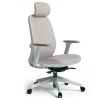 Chaise de Direction en Cuir de Qualité Supérieure, Durable, à Dossier Haut, avec Accoudoirs Rembourrés pour Bureau Professionnel