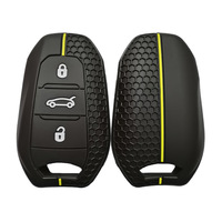 Best-seller Télécommande en silicone avec grille et 3 boutons pour Peugeot 208 308 408 508 3008 4008 5008