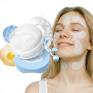 LAIKOU 50 pz Maschera Contorno Occhi in Tessuto Effetto Luminosità al Latte, Texture Morbida in Gelatina, con Niacinamide, Acido Ialuronico e Collagene Idrolizzato, Patch Occhi per Tutti i Tipi di Pelle - Product Image 2