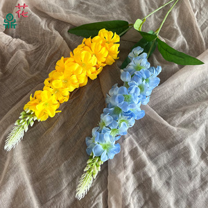 <b>Artificial</b> Lupine <b>Flowers</b> Silk Mixed Color Wedding Decoration Bouquet Archway <b>Display</b> Modern Style - Product Image 2
