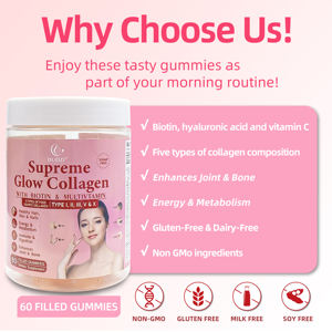 Vitality Glow Gummies-Colágeno + Vitaminas + Biotina, Impulso de Energía, Metabolismo, Digestión y Soporte Articular - Product Image 4