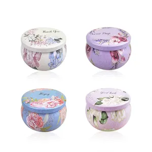 Huati Sifuli 125g Soy dry flower Wax SCENTED Tin CANDLE RELAX AT HOME home fragrance luxury custom private label