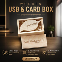 Clé USB personnalisée gratuite en bois, forme de feuille, design moderne et créatif, 16 Go, 32 Go, 64 Go