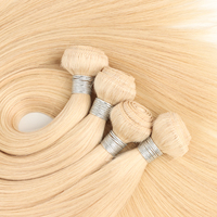 24 pouces Volume Genius Trame Extensions de cheveux Double Drawn Remy 100% Extensions de cheveux humains Trame Machine Double Trame Extensions de cheveux