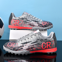 Chaussures de football américain unisexes personnalisées avec logo, vente en gros, automne, hiver, été, crampons de football en salle TF