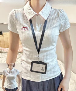 Camiseta Casual para Niñas, 100% Algodón, Estilo Simple, Holgada, para Verano, Tejido Transpirable, Precios - Product Image 6