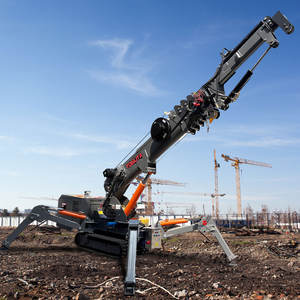 رافعة تونيليتا صغيرة مدمجة تلسكوبية ذراع مجنزرة ذراع هيدروليكي ذراع رفع محمول سلة زجاجية مأهولة رافعة عنكبوت - Product Image 1